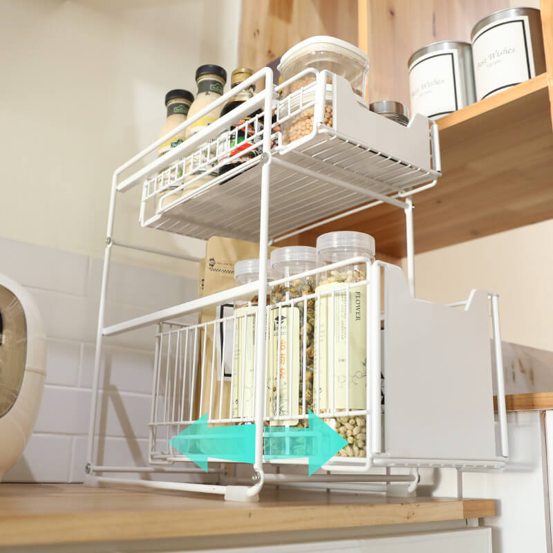 Household Kitchen Storage Iron Rack