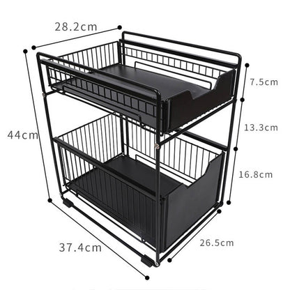 Household Kitchen Storage Iron Rack