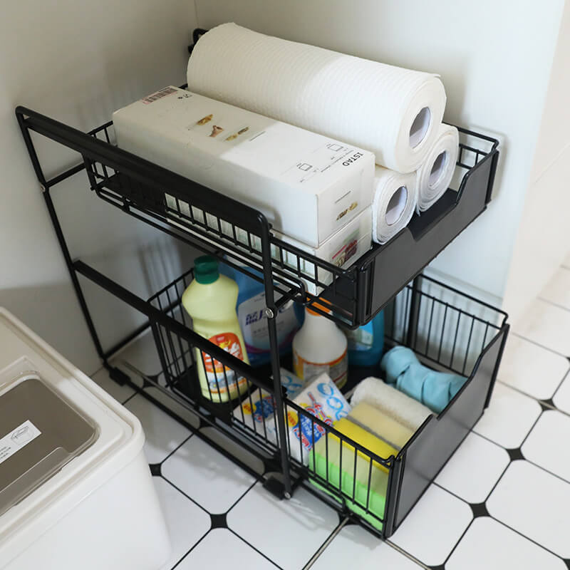 Household Kitchen Storage Iron Rack