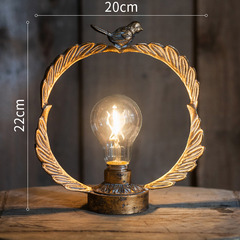 Retro Iron Night Lamp