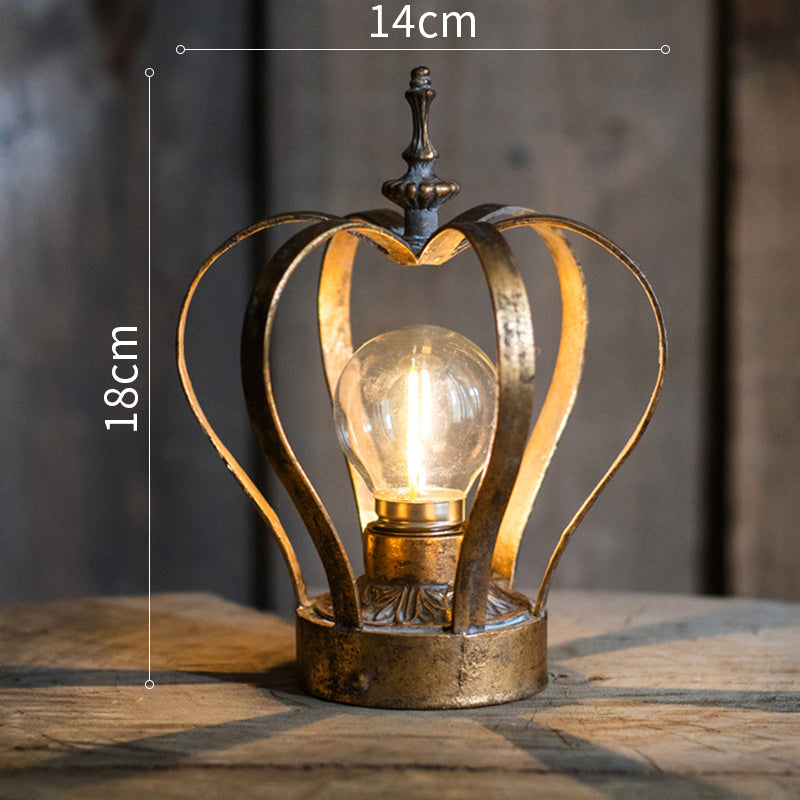 Retro Iron Night Lamp