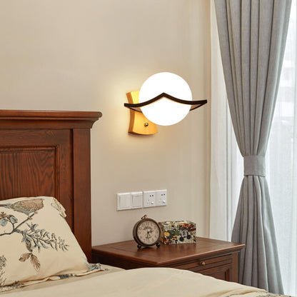 Solid Wood Wall Lamp