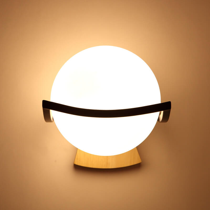 Solid Wood Wall Lamp